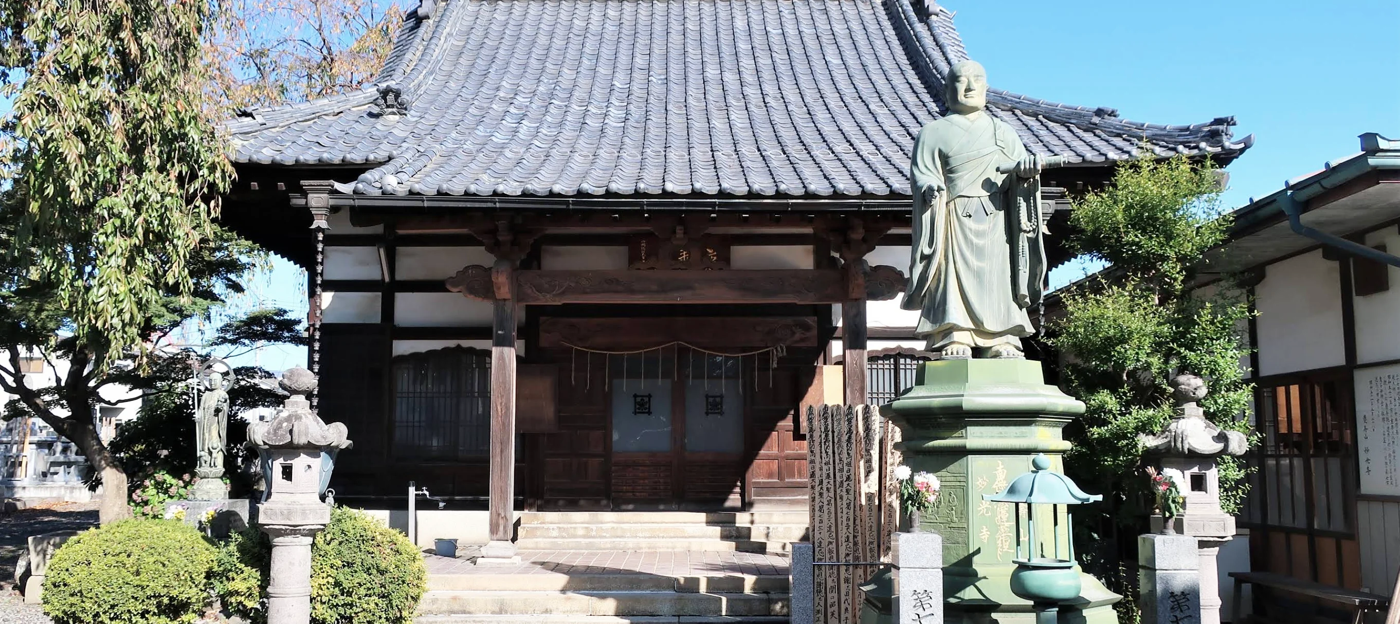 静寂に包まれた安らぎの墓所 妙光寺